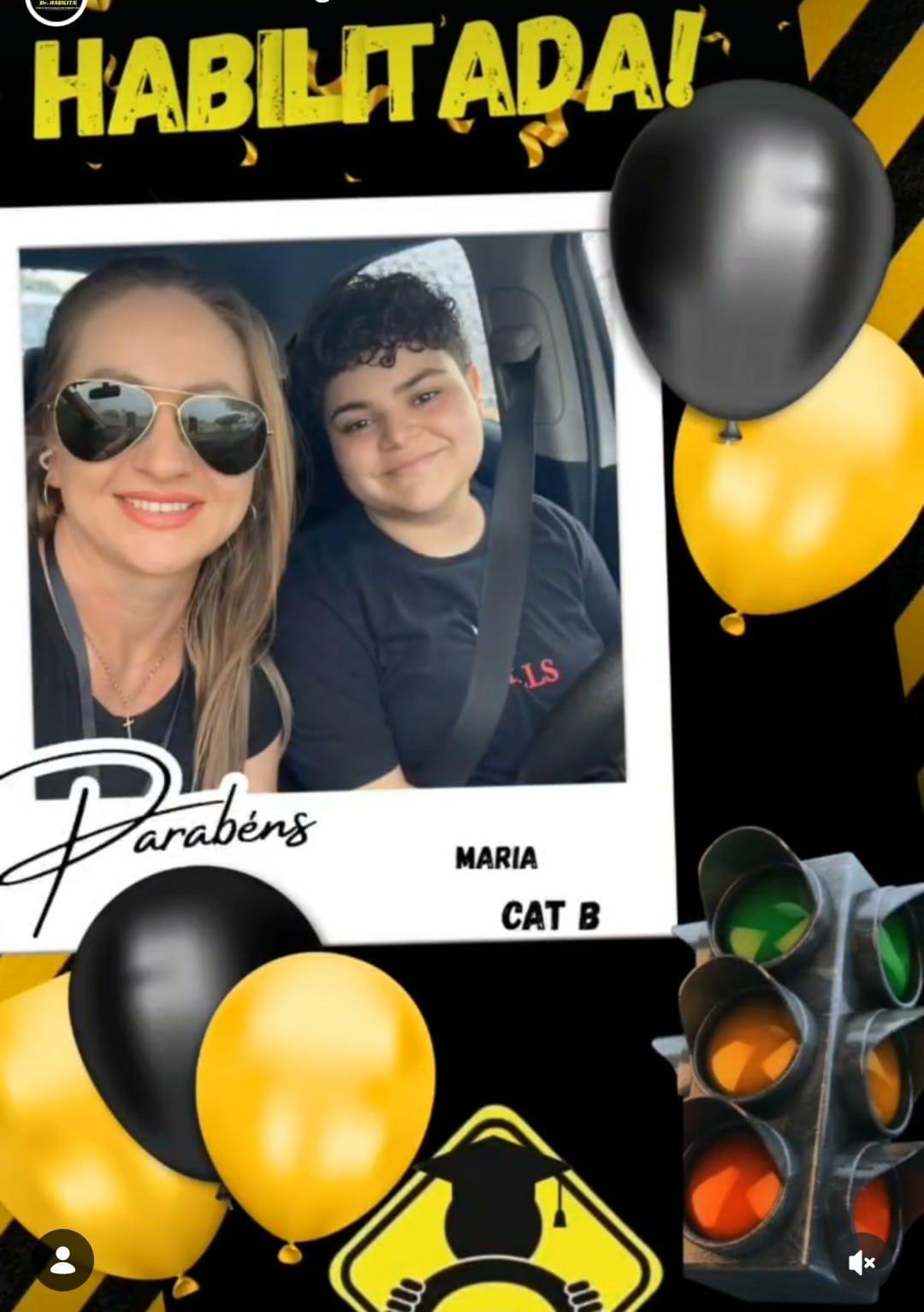 Detalhe do interior do carro de aula